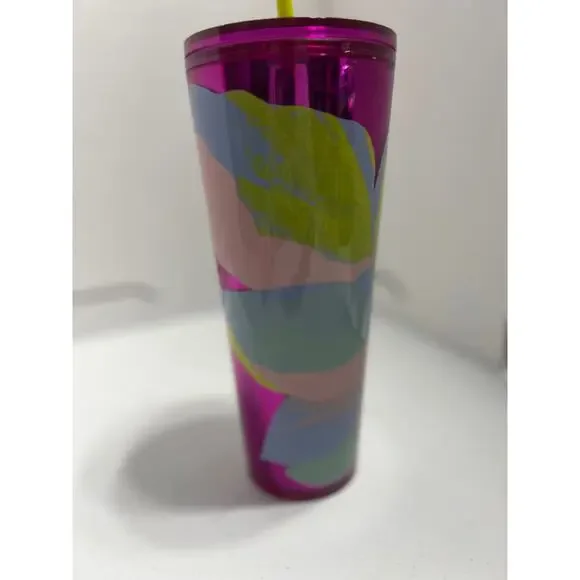 Starbucks Spring 2024 Metallic Magenta Magnolia Tumbler - Picture 7 of 7